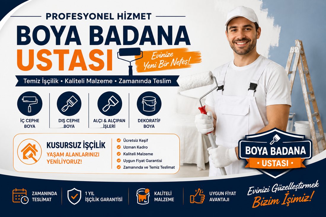 Eski Foça boya badana ustası – profesyonel boyacı